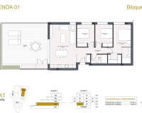 Herverkoop - Appartement - Orihuela - Las Colinas Golf