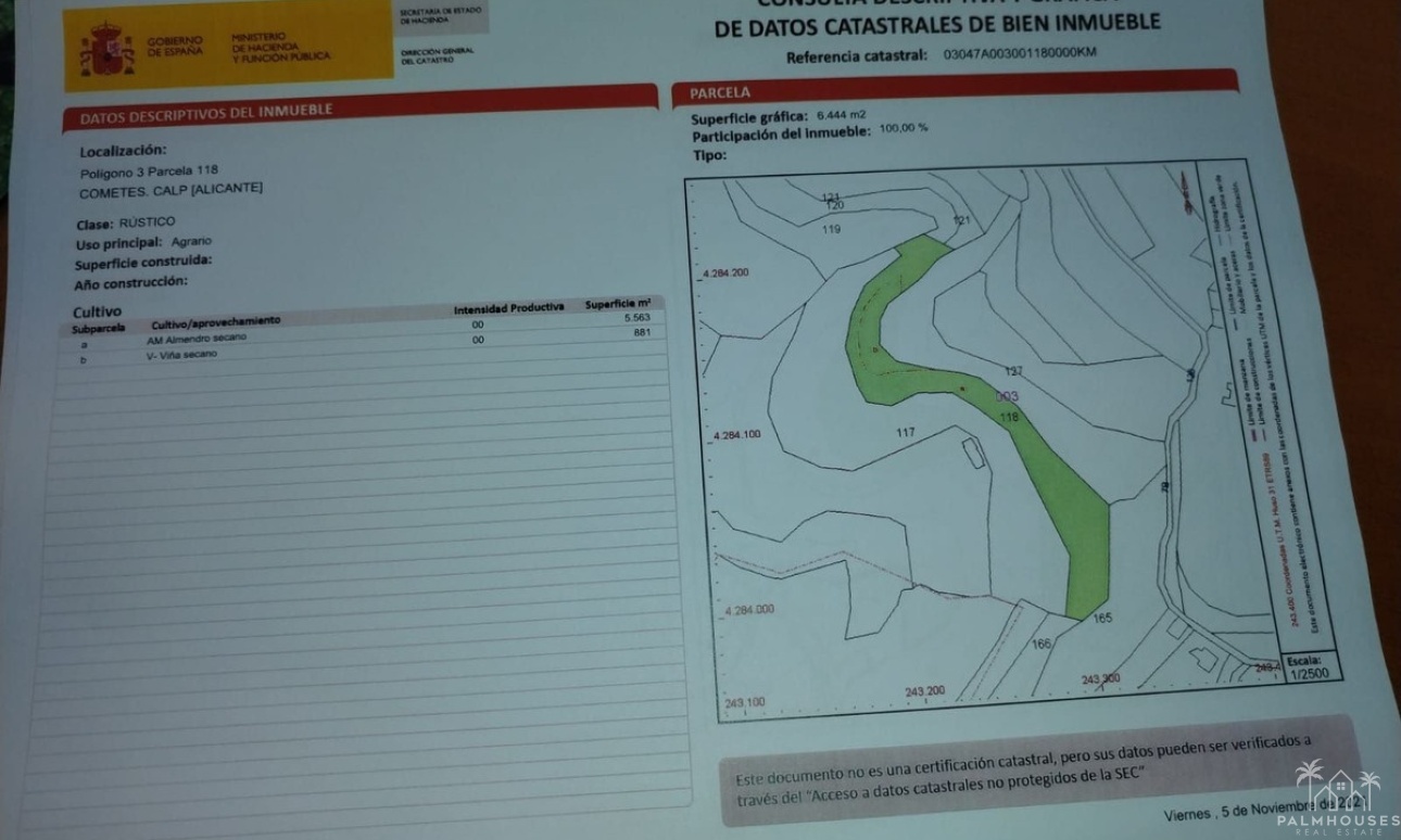 Herverkoop - Plot - Calpe - Calpe Centro