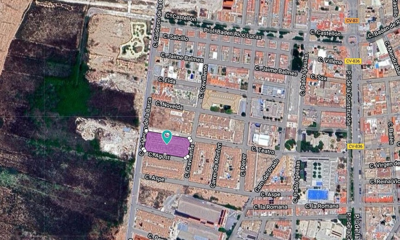 Herverkoop - Plot - Pinoso - Pinoso Centro