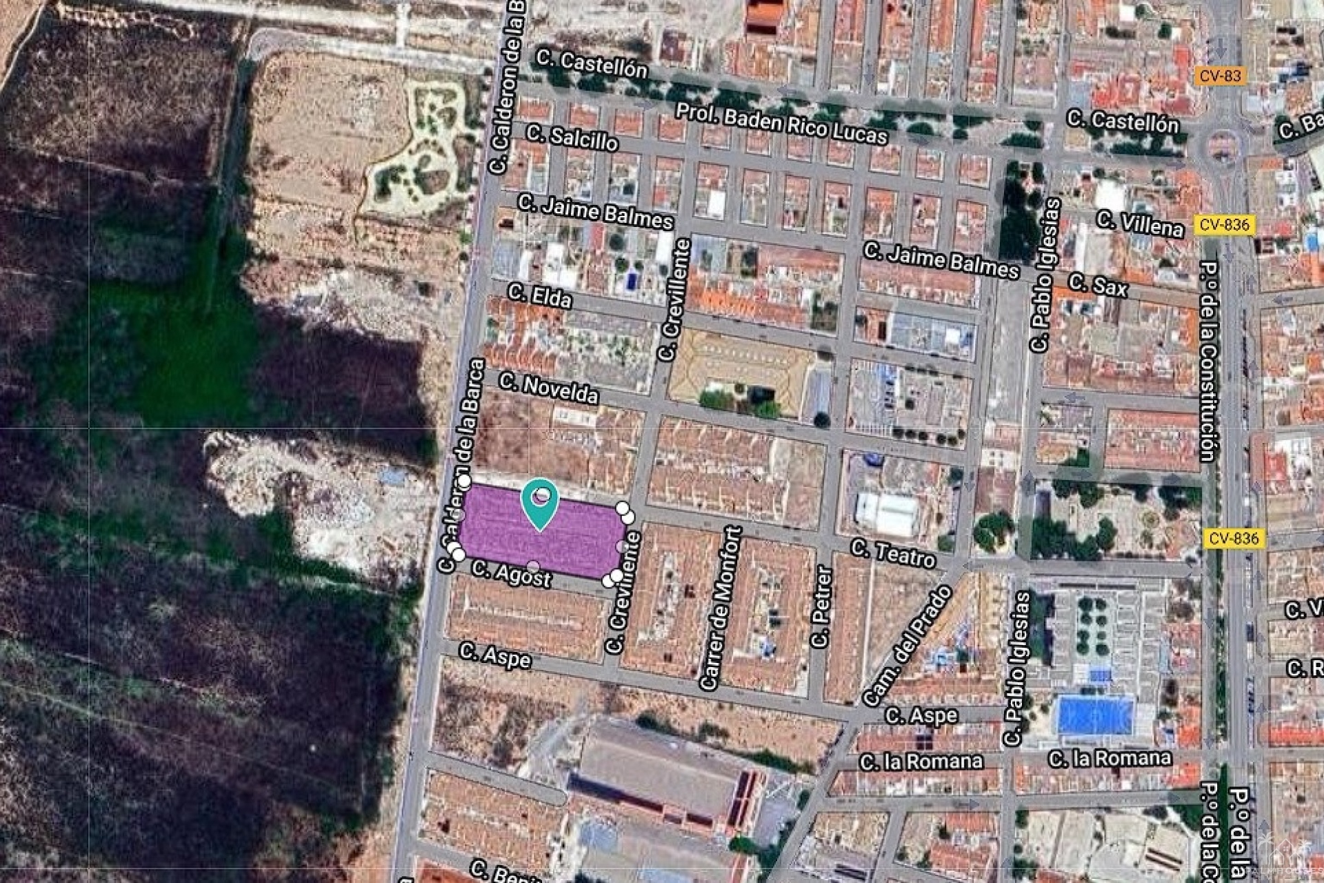 Herverkoop - Plot - Pinoso - Pinoso Centro