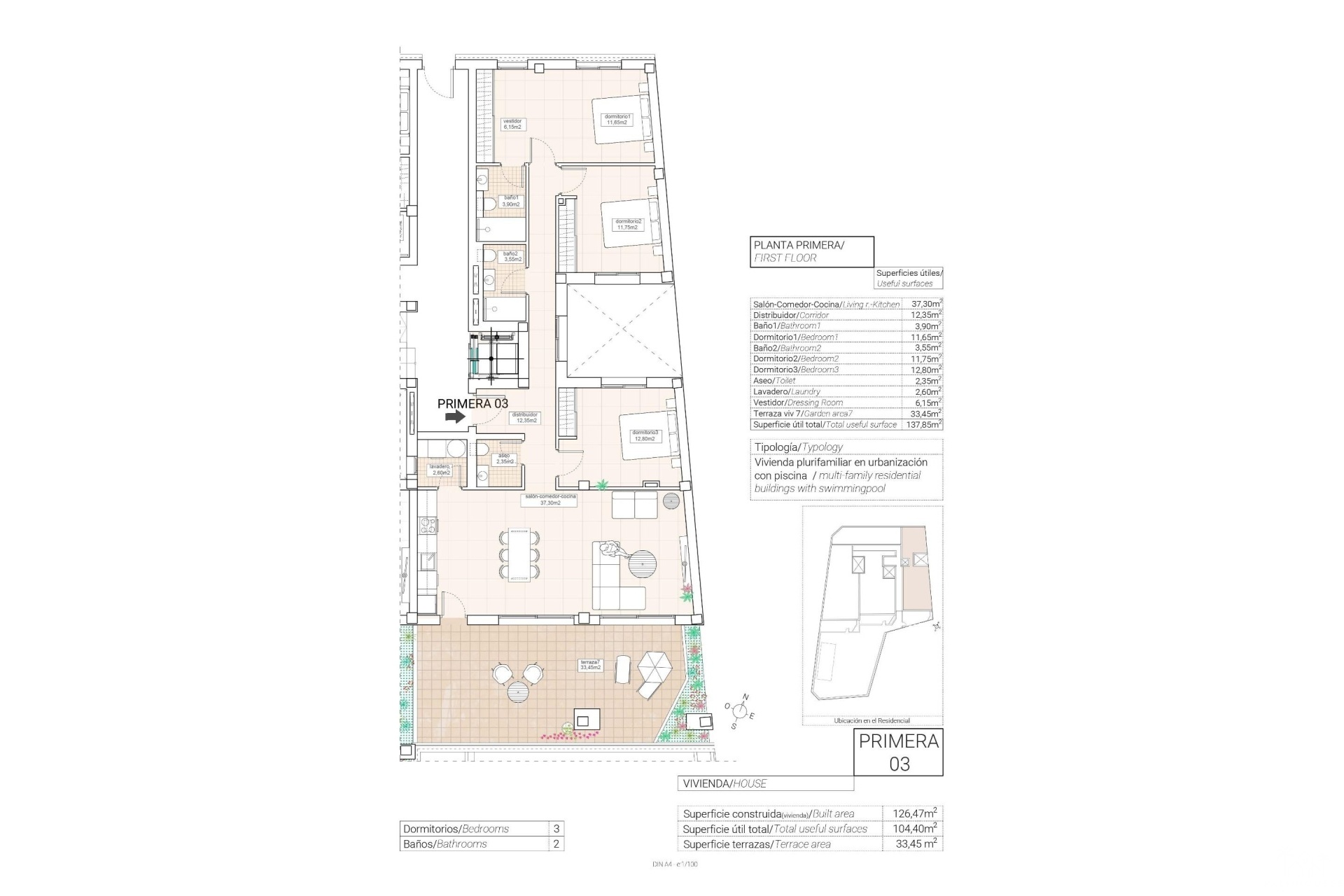 New Build - Apartments - Hondón de las Nieves - Pueblo