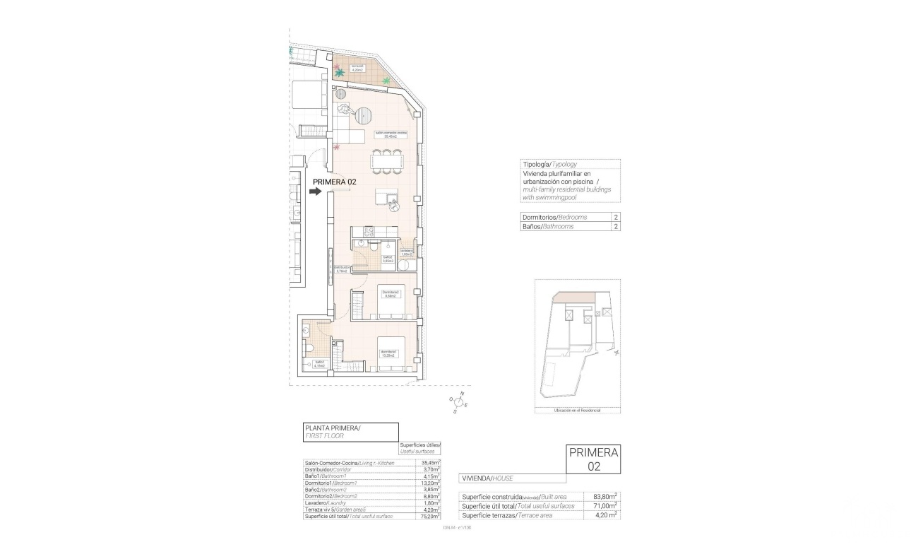 New Build - Apartments - Hondón de las Nieves - Pueblo