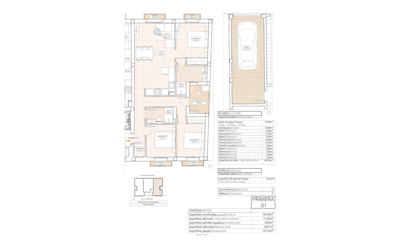 New Build - Apartments - Hondón de las Nieves - Pueblo