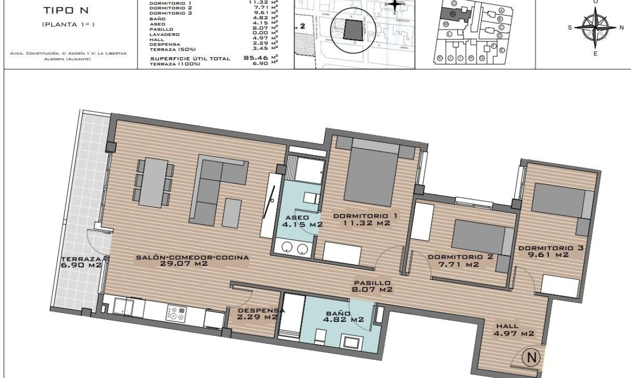 Nieuwbouw - Appartement - Algorfa