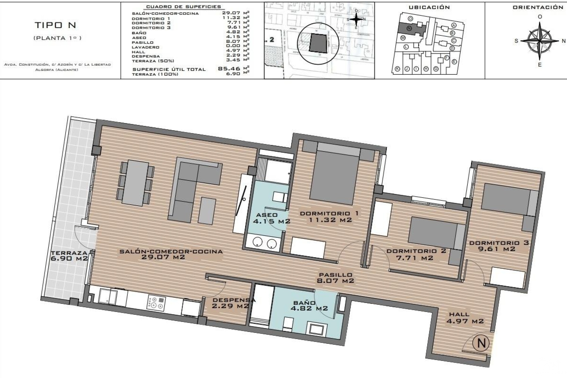 Nieuwbouw - Appartement - Algorfa