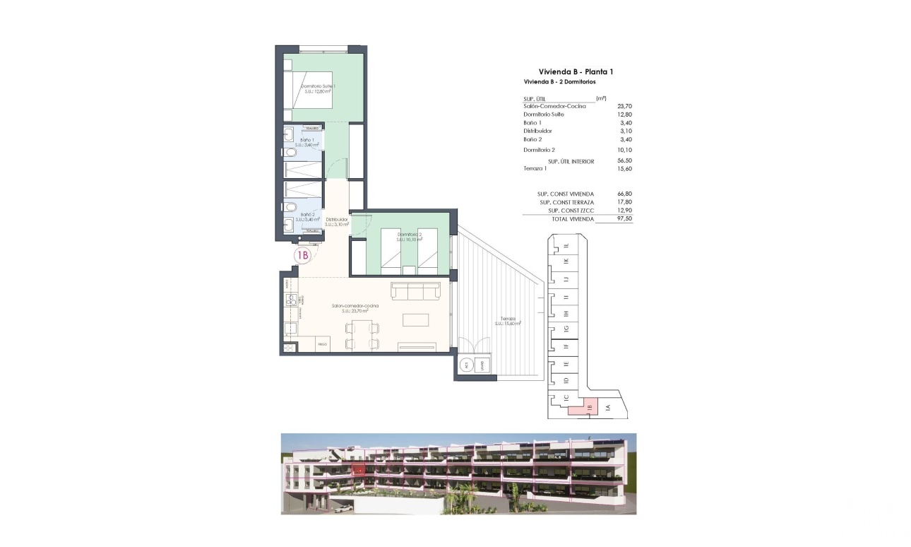 Nieuwbouw - Appartement - Benijofar