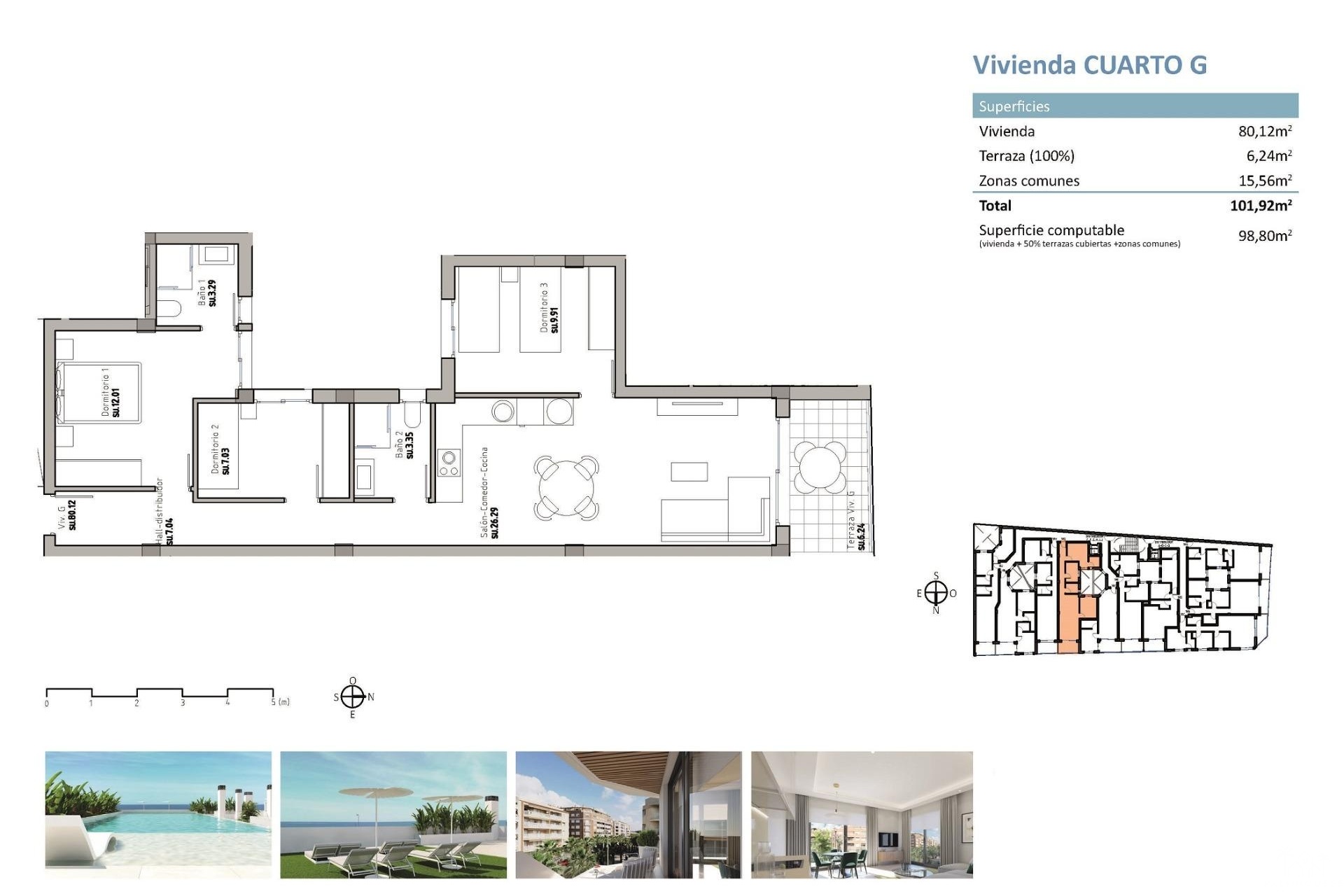 Nieuwbouw - Appartement - Guardamar del Segura - Pueblo