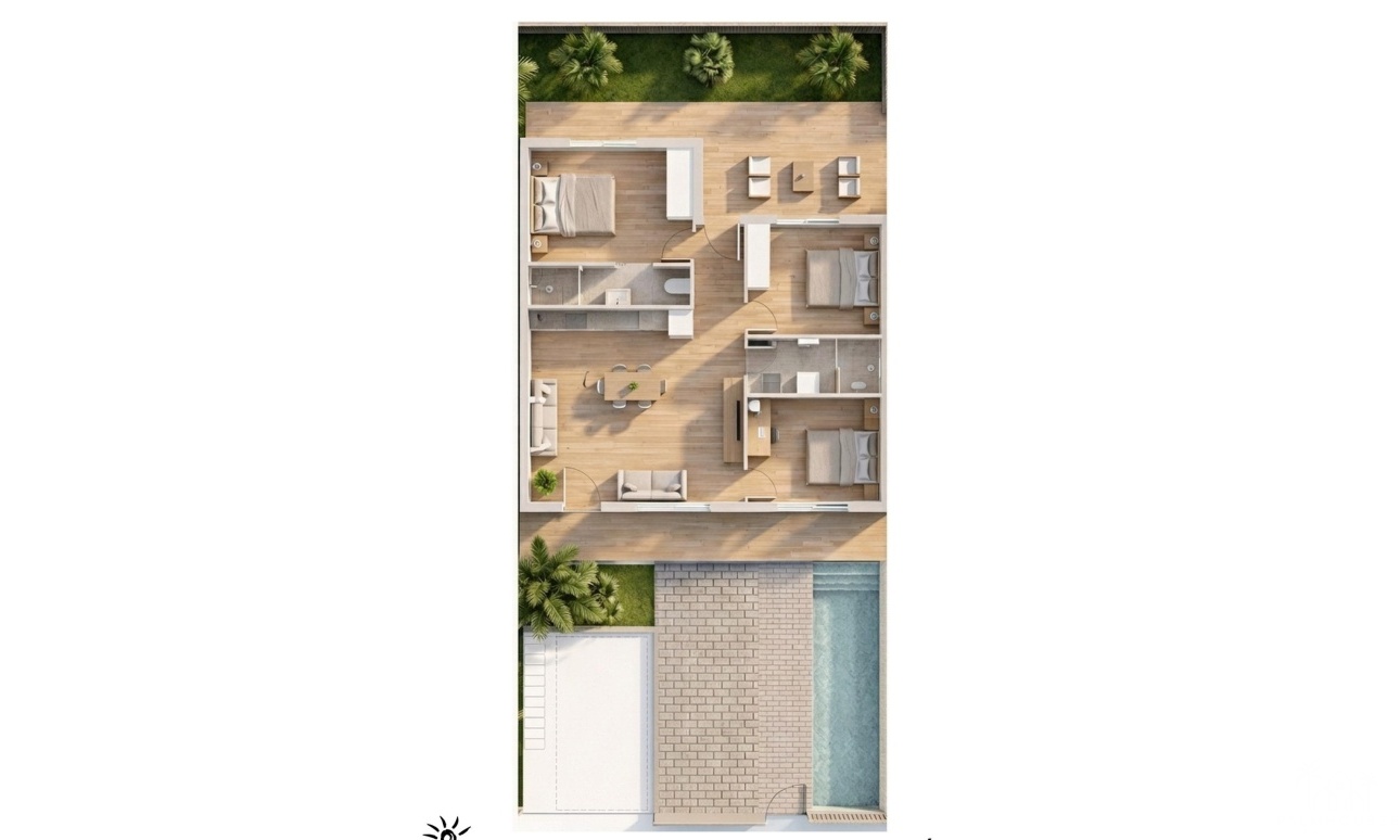 Nieuwbouw - Appartement - Pilar de La Horadada - parques de Andromeda