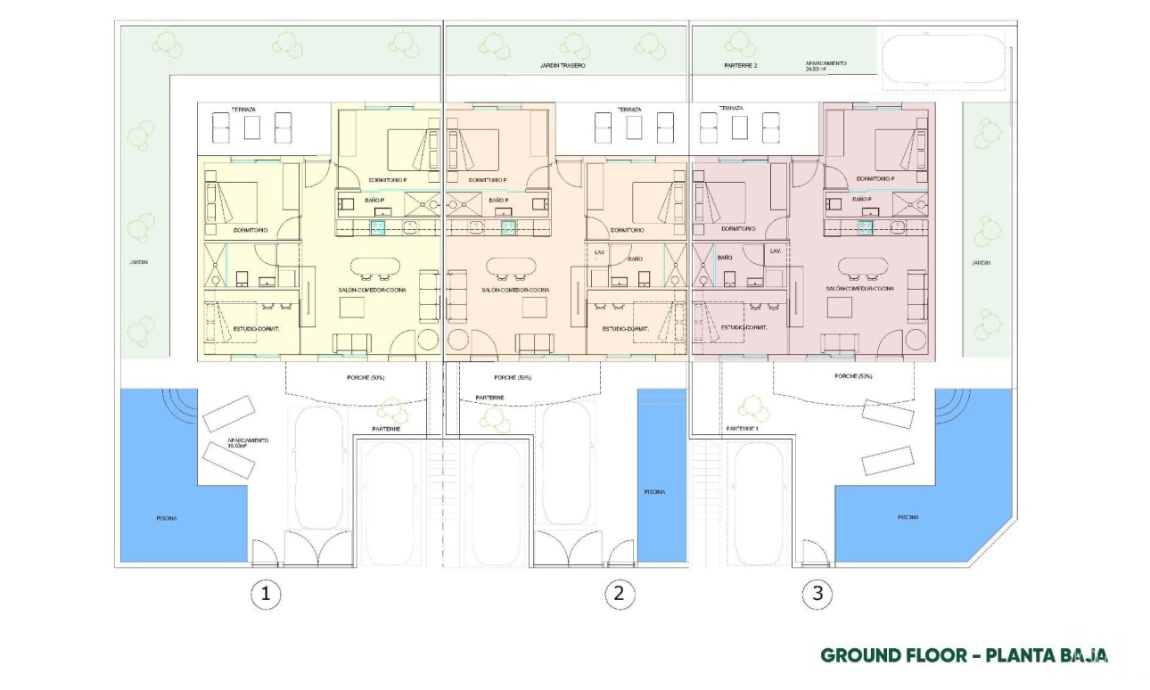 Nieuwbouw - Appartement - Pilar de La Horadada - parques de Andromeda