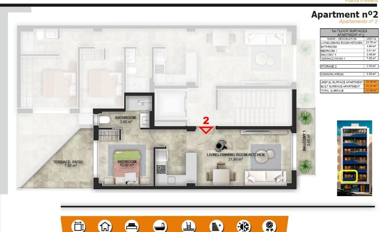 Nieuwbouw - Appartement - Torrevieja - Playa del Acequión