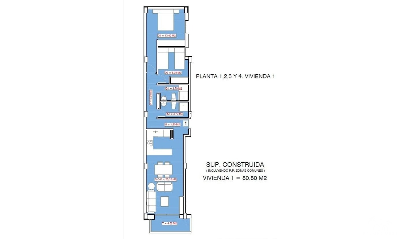 Nieuwbouw - Appartement - Torrevieja - Playa El Acequión