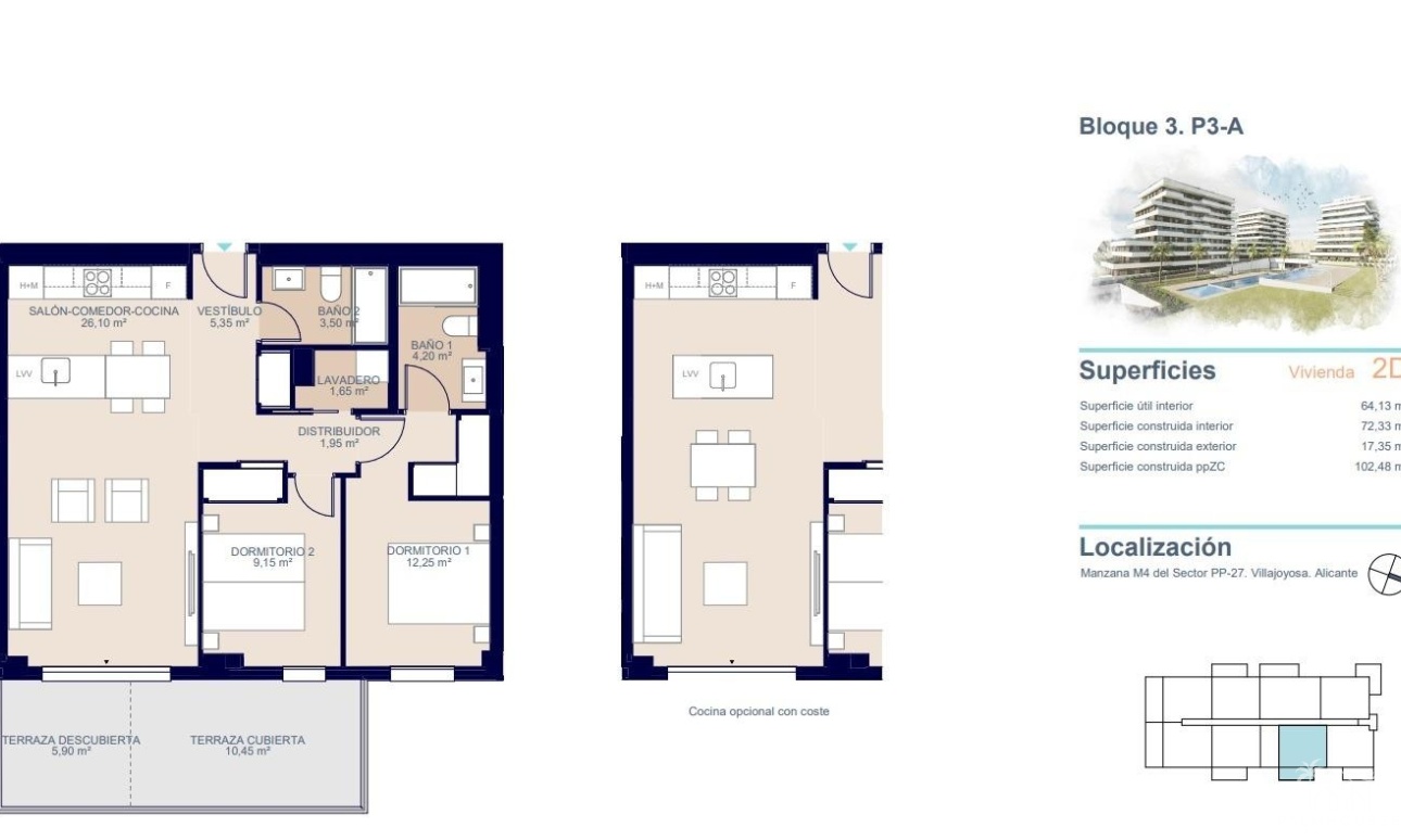 Nieuwbouw - Appartement - Villajoyosa - Playa del Torres