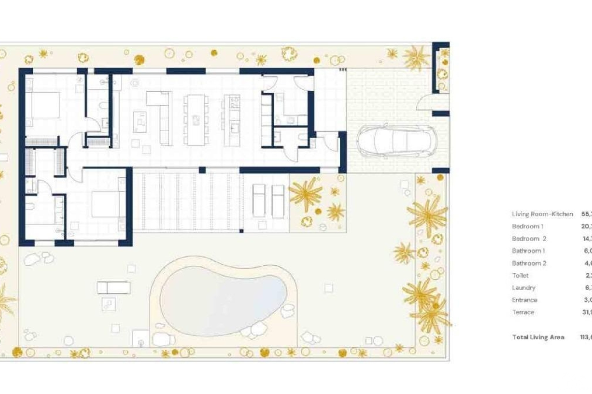 Nieuwbouw - Villa - Baños y Mendigo - Altaona Golf