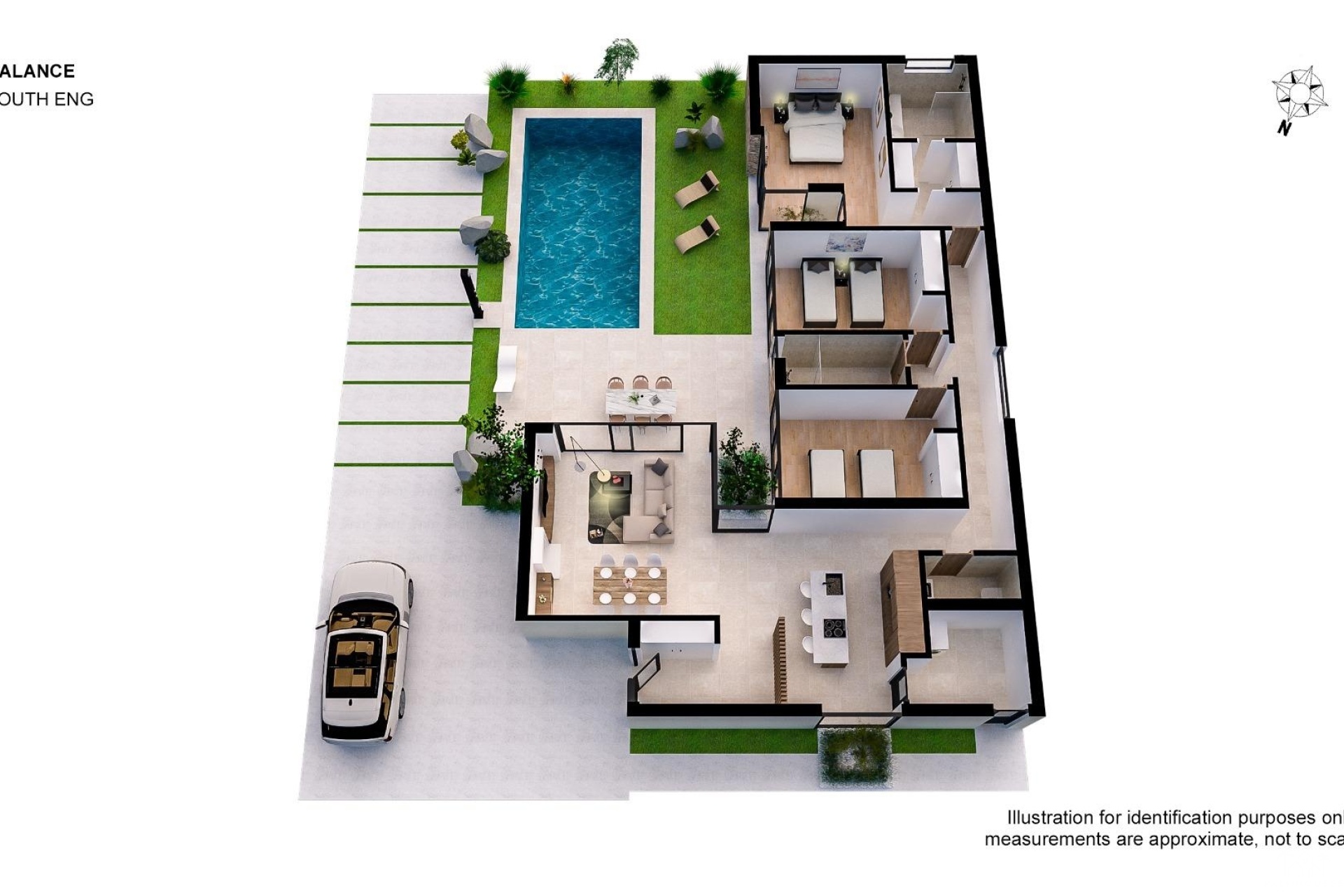 Nieuwbouw - Villa - Baños y Mendigo - Altaona Golf