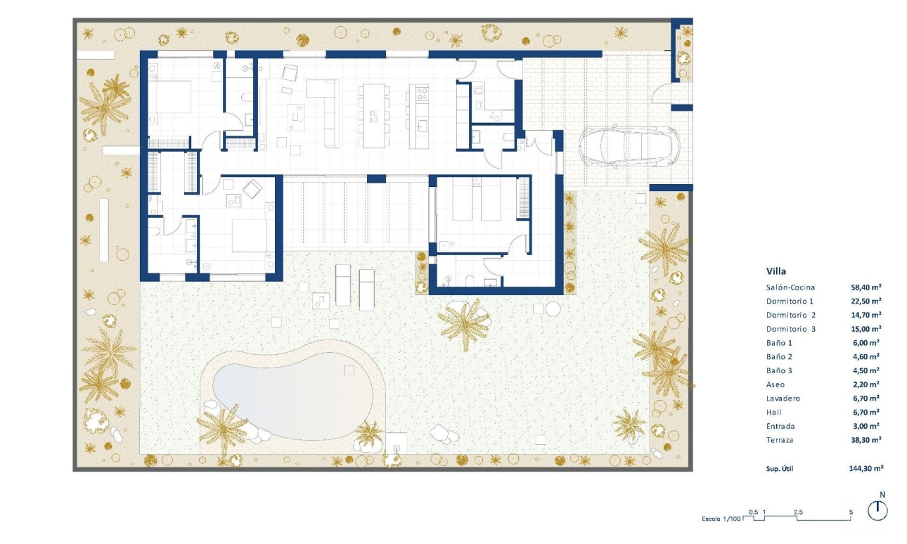 Nieuwbouw - Villa - Baños y Mendigo - Altaona Golf