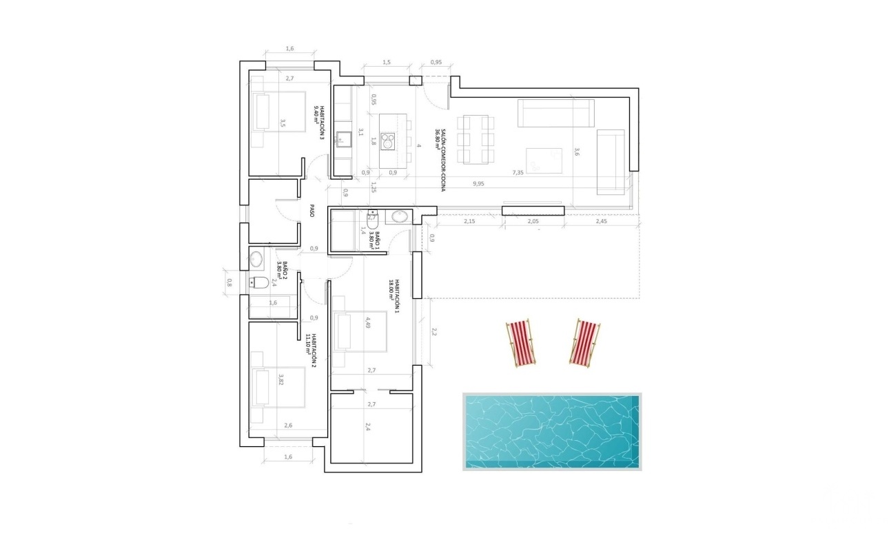 Nieuwbouw - Villa - Hondón de las Nieves - Urbaniz La Montañosa