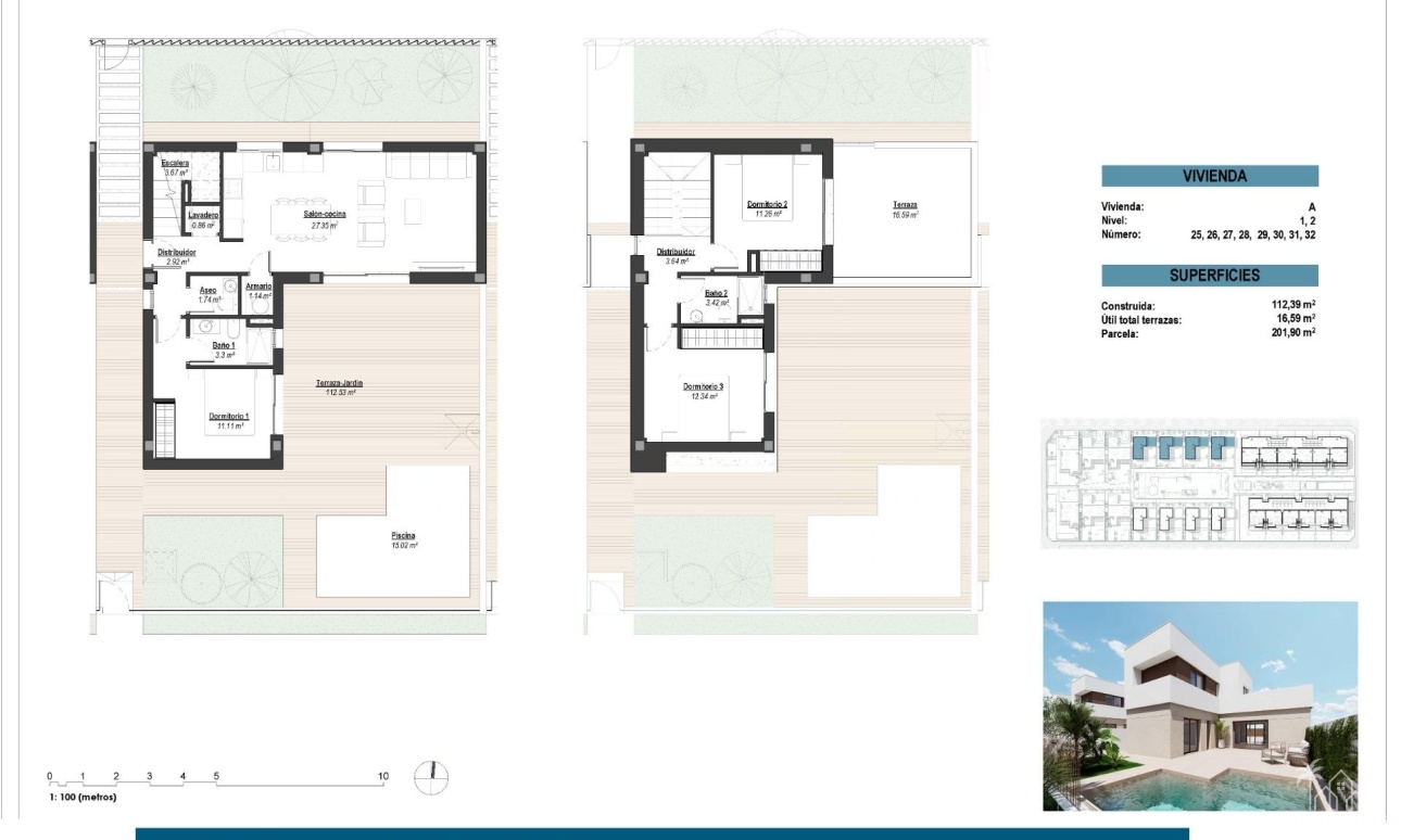 Nieuwbouw - Villa - Los Alcazares - Serena Golf
