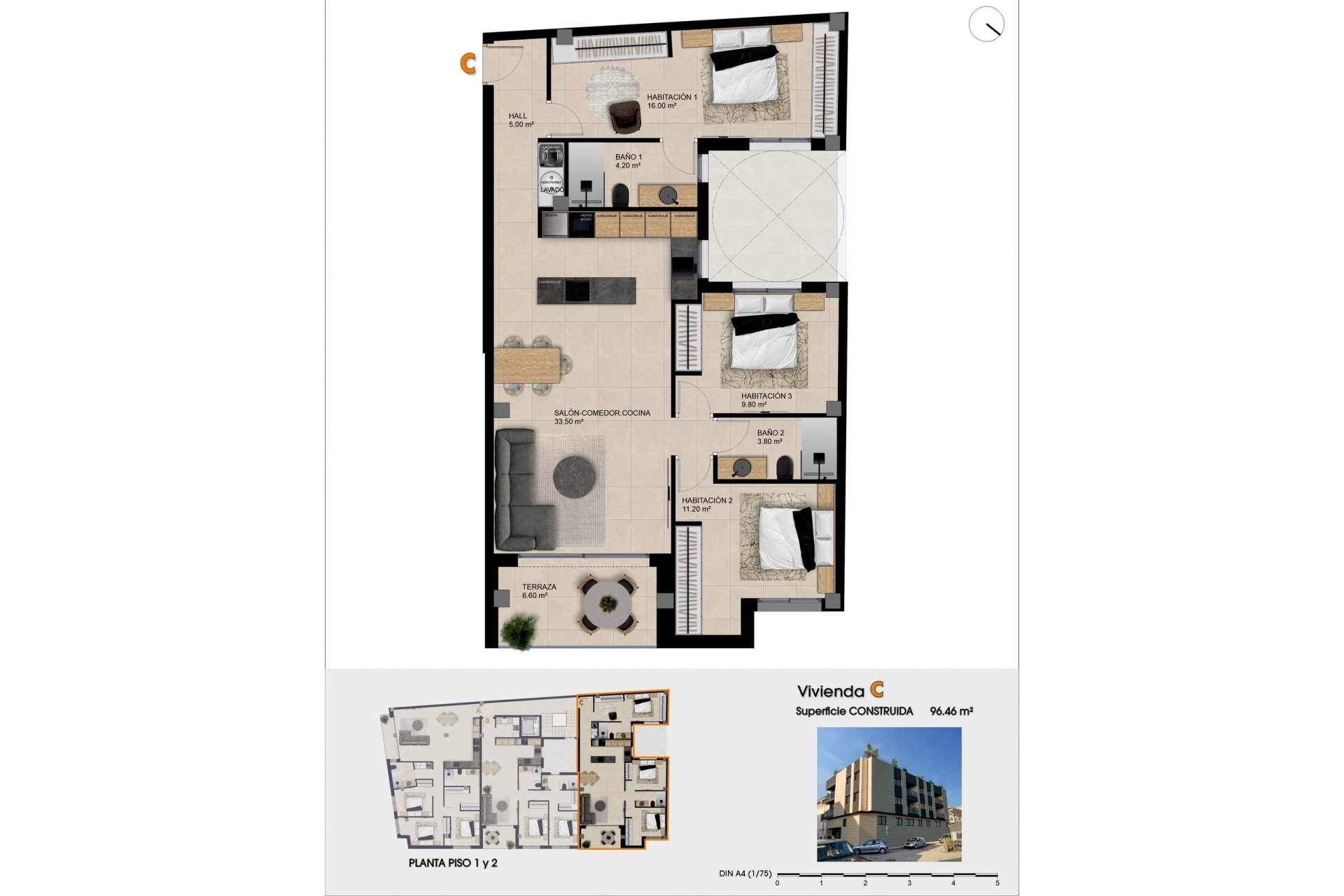 Nouvelle construction - Apartment - Catral - Pueblo