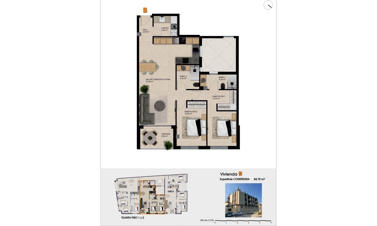 Nouvelle construction - Apartment - Catral - Pueblo