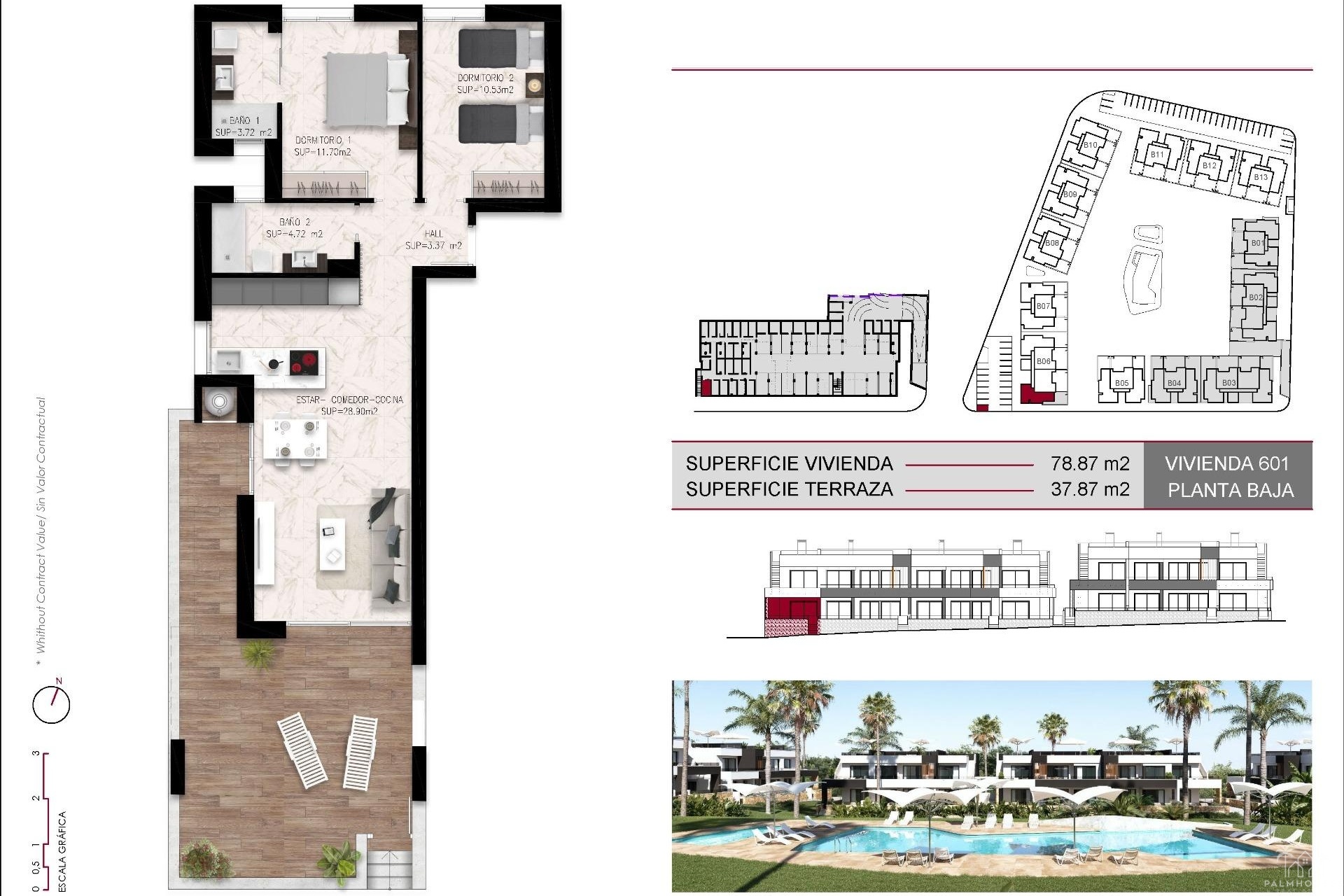 Nouvelle construction - Apartment - Ciudad Quesada - Lo Marabú