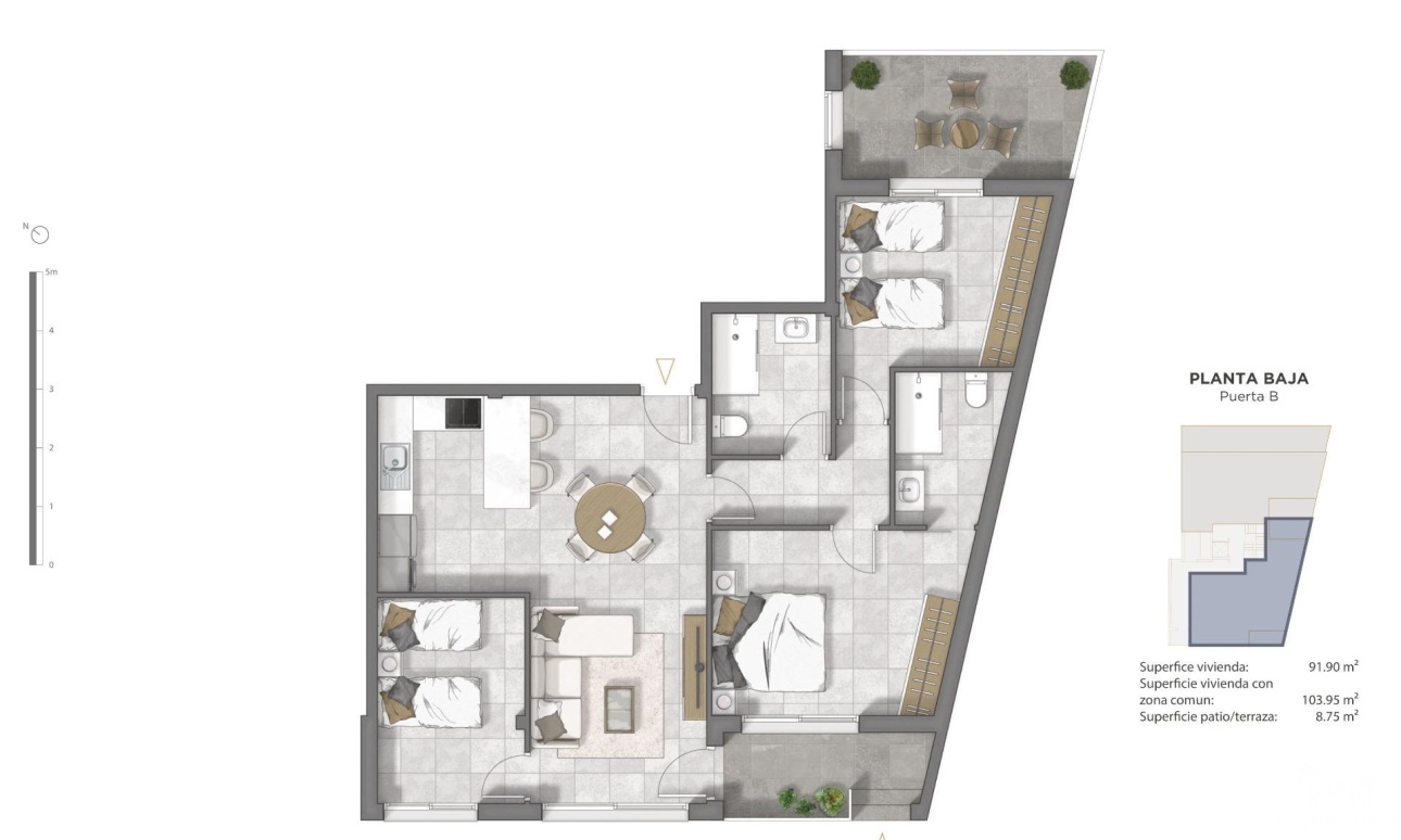 Nouvelle construction - Apartment - Guardamar del Segura - Pueblo