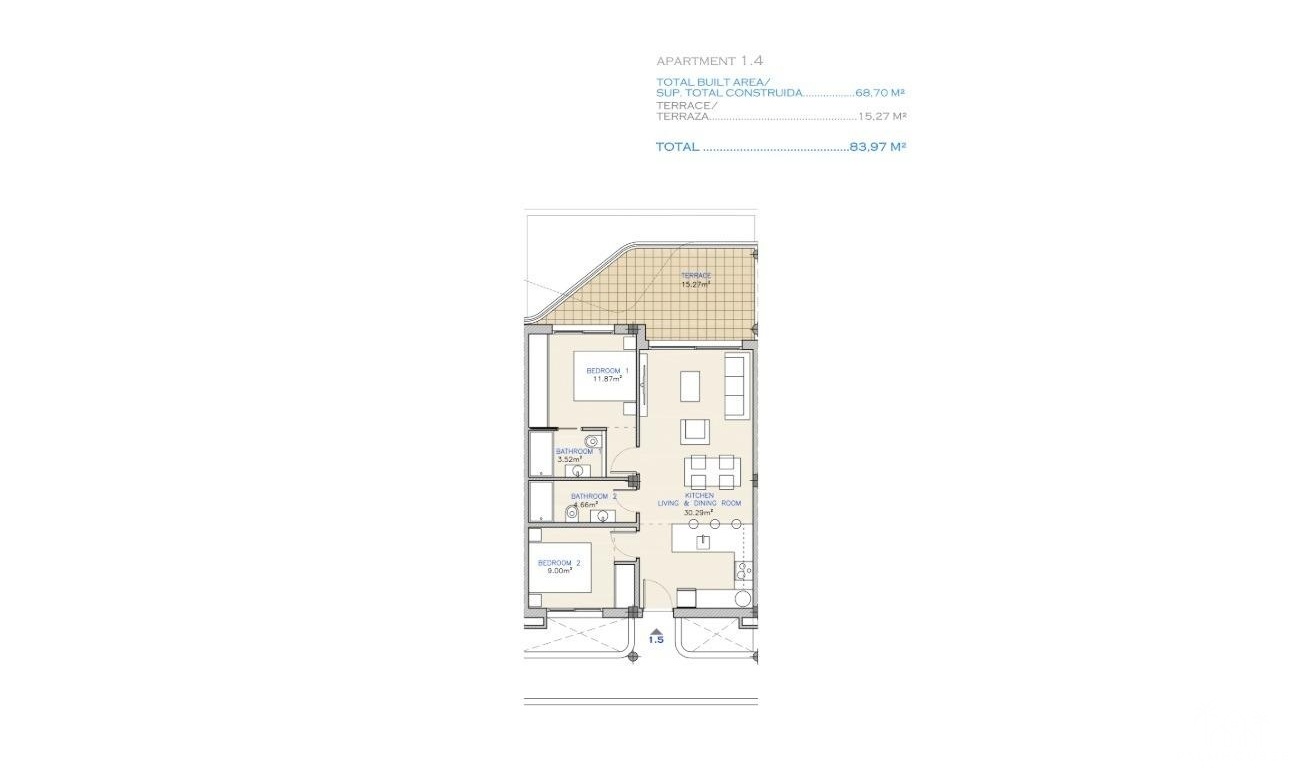 Nouvelle construction - Apartment - Los Alcazares - Serena Golf