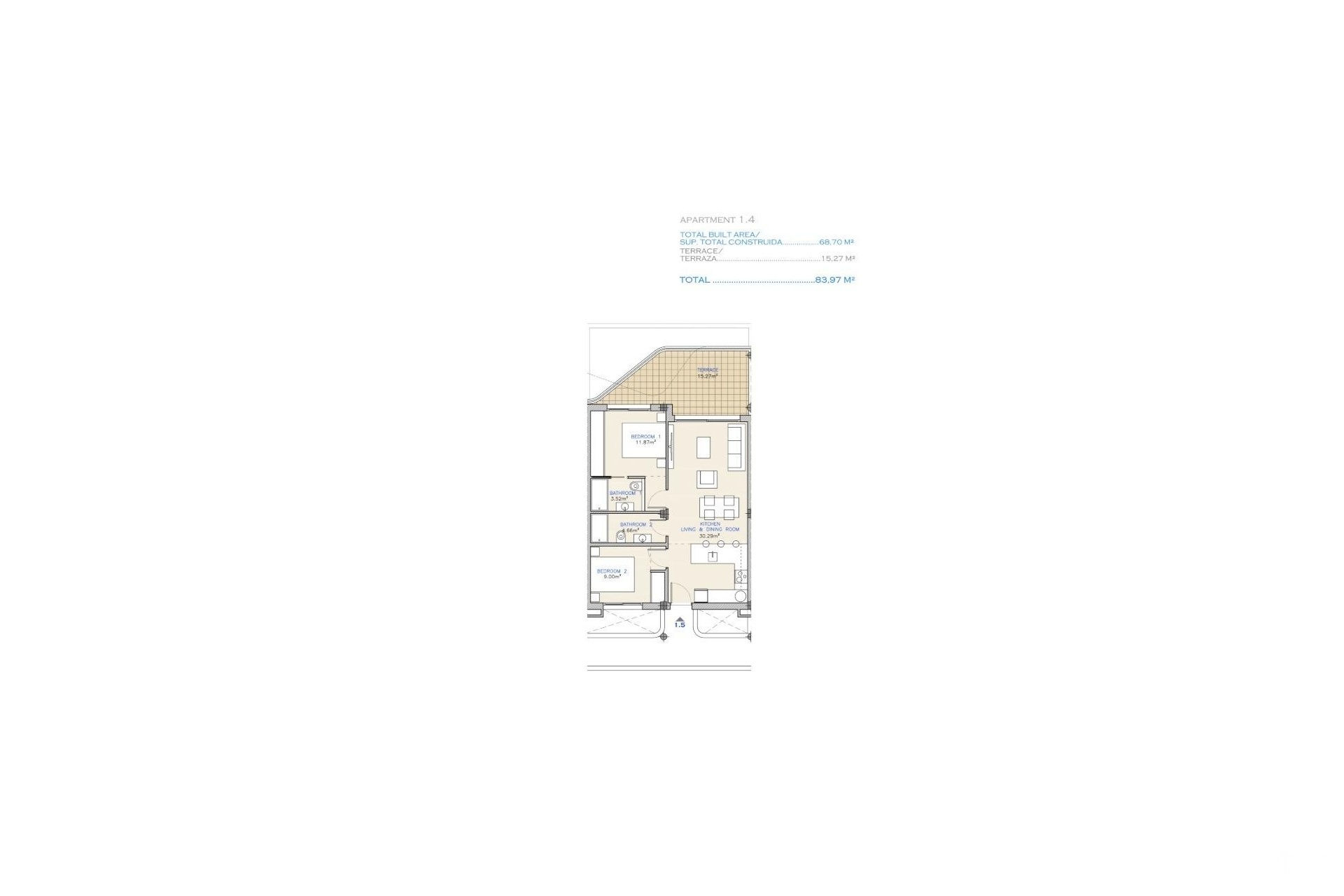 Nouvelle construction - Apartment - Los Alcazares - Serena Golf