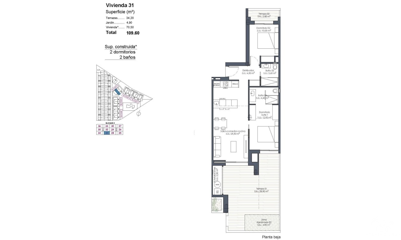 Nouvelle construction - Apartment - Los Alcazares - Serena Golf