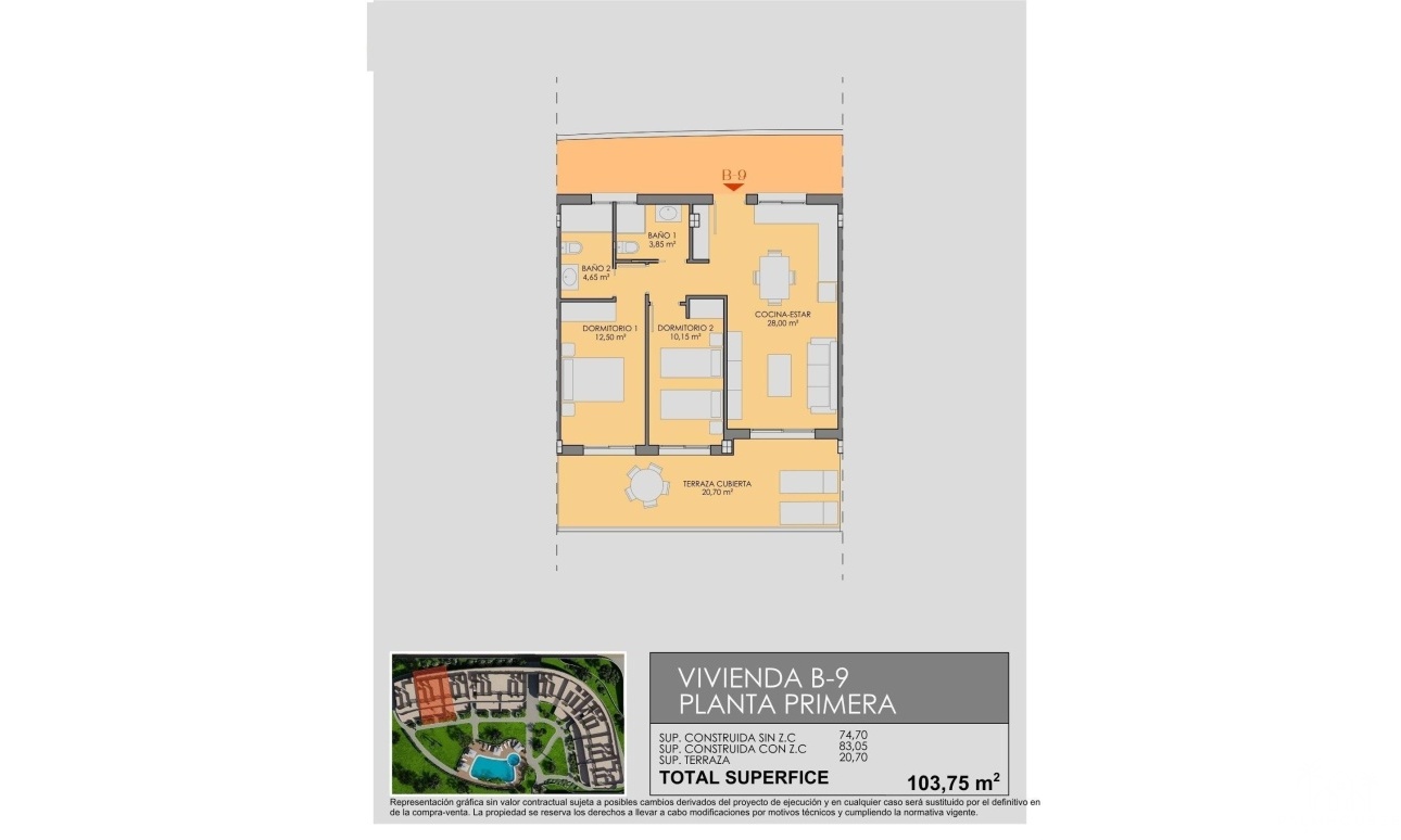 Nouvelle construction - Apartment - Los Alcazares - Serena Golf