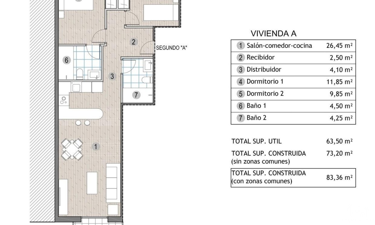 Nouvelle construction - Apartment - Puerto de Mazarron - Playa del Puerto