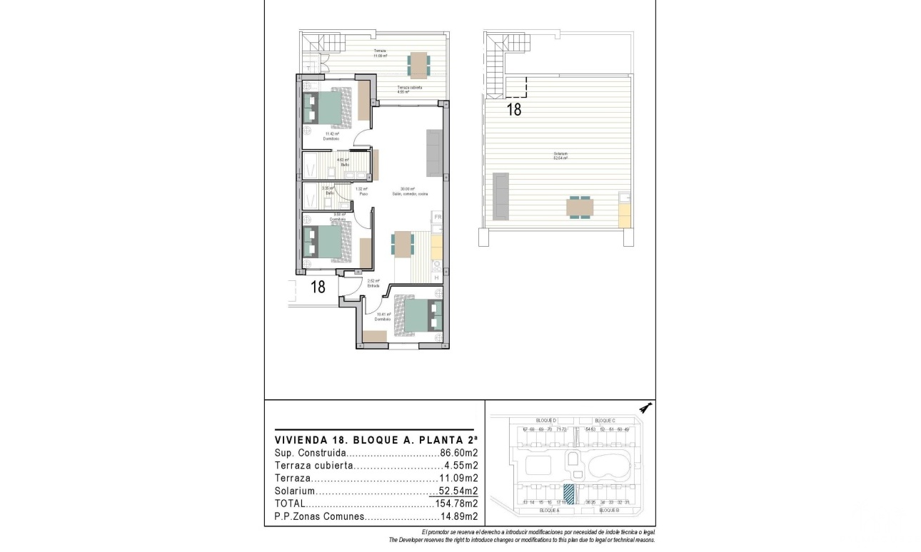 Nouvelle construction - Apartment - Torre Pacheco - San Cayetano