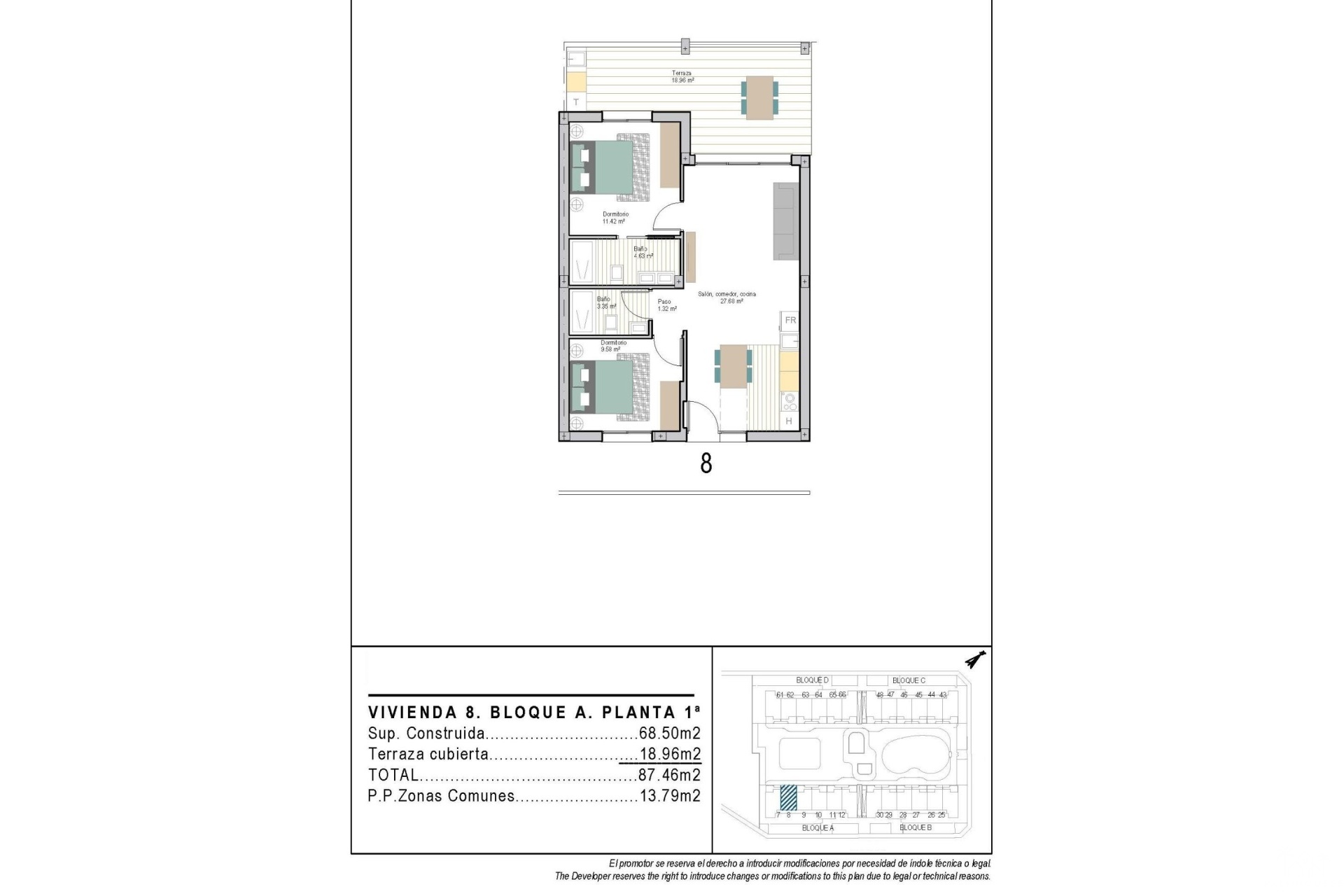 Nouvelle construction - Apartment - Torre Pacheco - San Cayetano