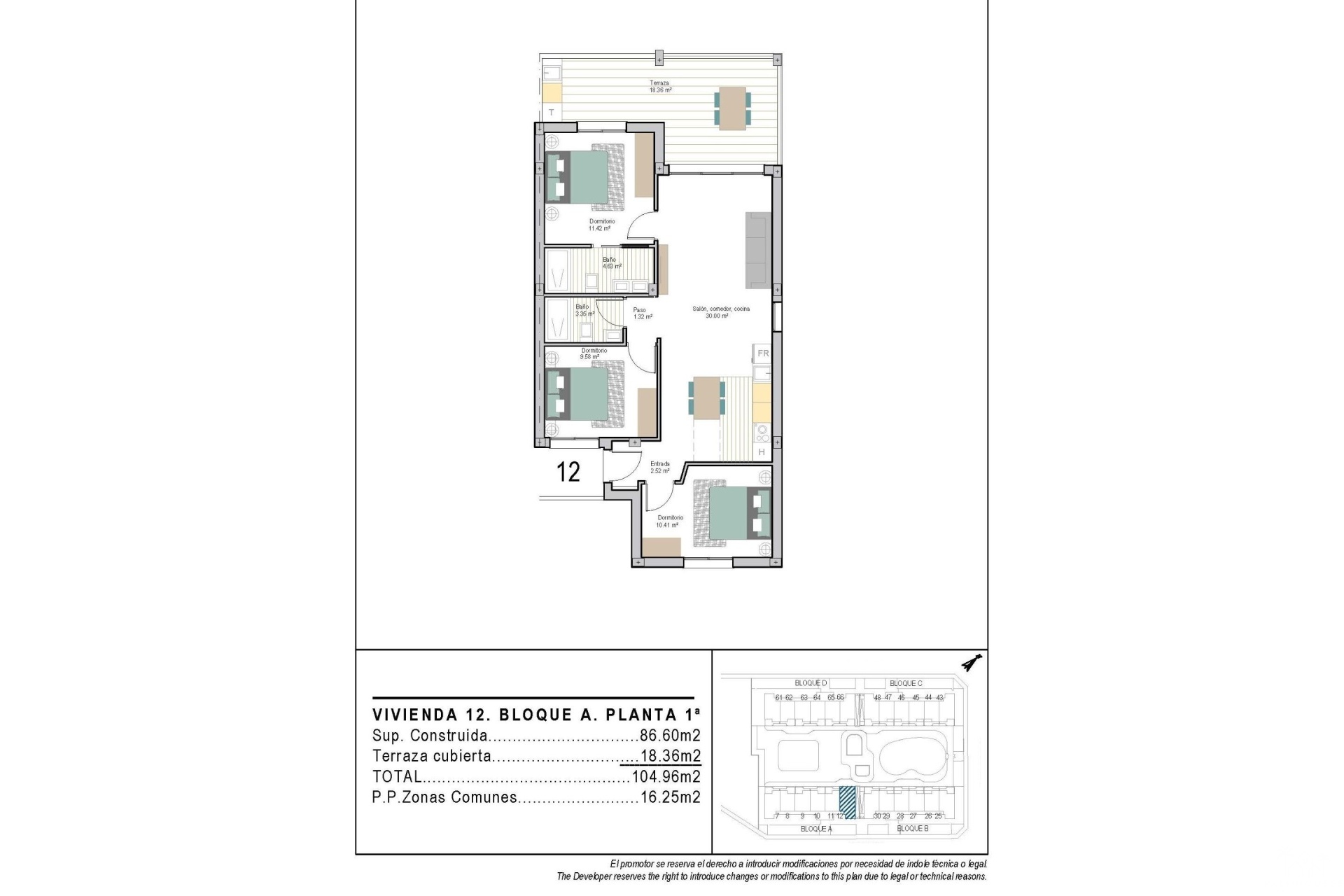 Nouvelle construction - Apartment - Torre Pacheco - San Cayetano