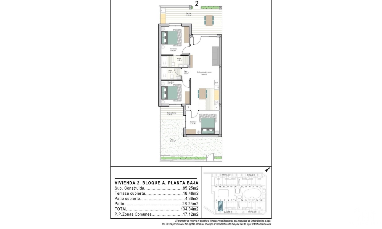 Nouvelle construction - Apartment - Torre Pacheco - San Cayetano