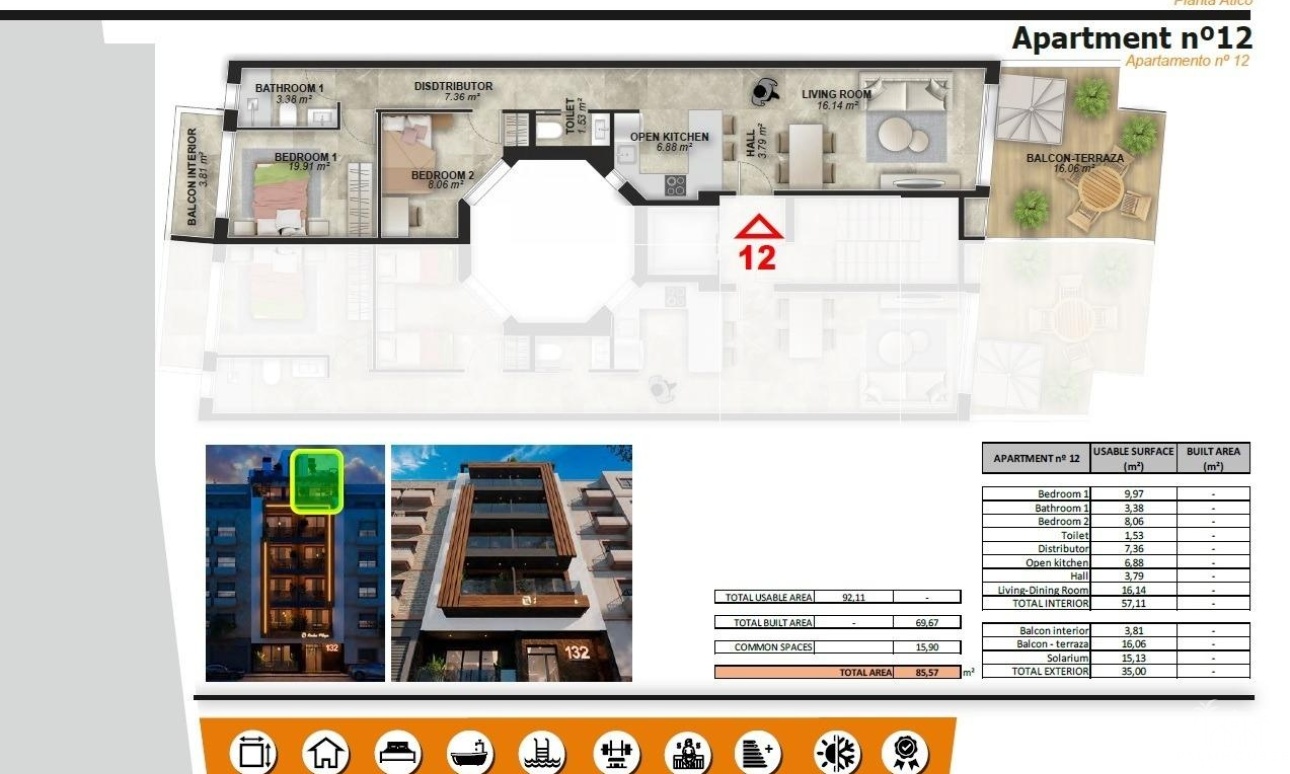 Nouvelle construction - Apartment - Torrevieja - Playa de El Cura