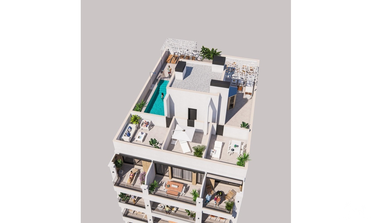 Nouvelle construction - Apartment - Torrevieja - Playa de El Cura