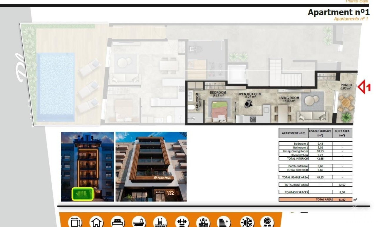 Nouvelle construction - Apartment - Torrevieja - Playa de El Cura