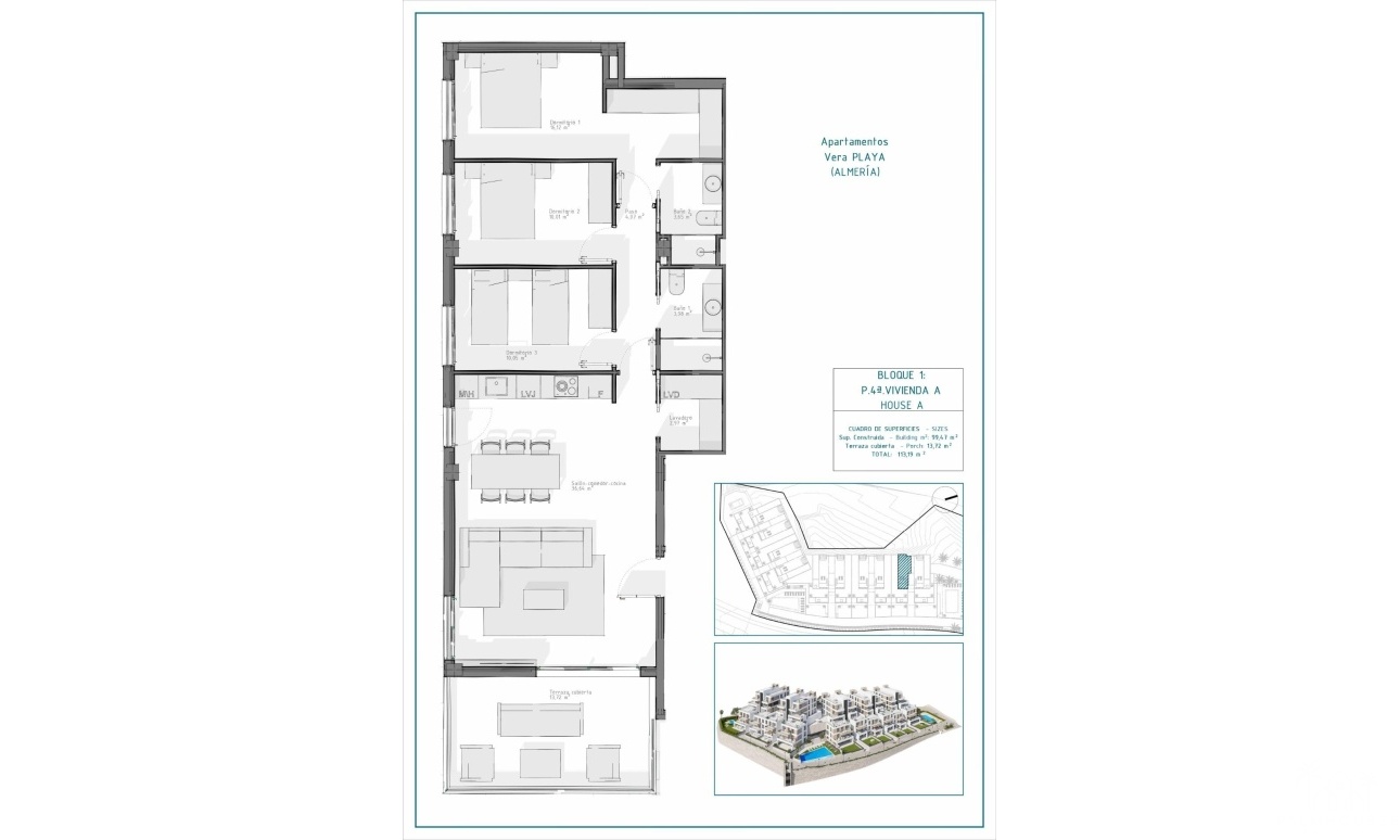 Nouvelle construction - Apartment - Vera - Pueblo Salinas