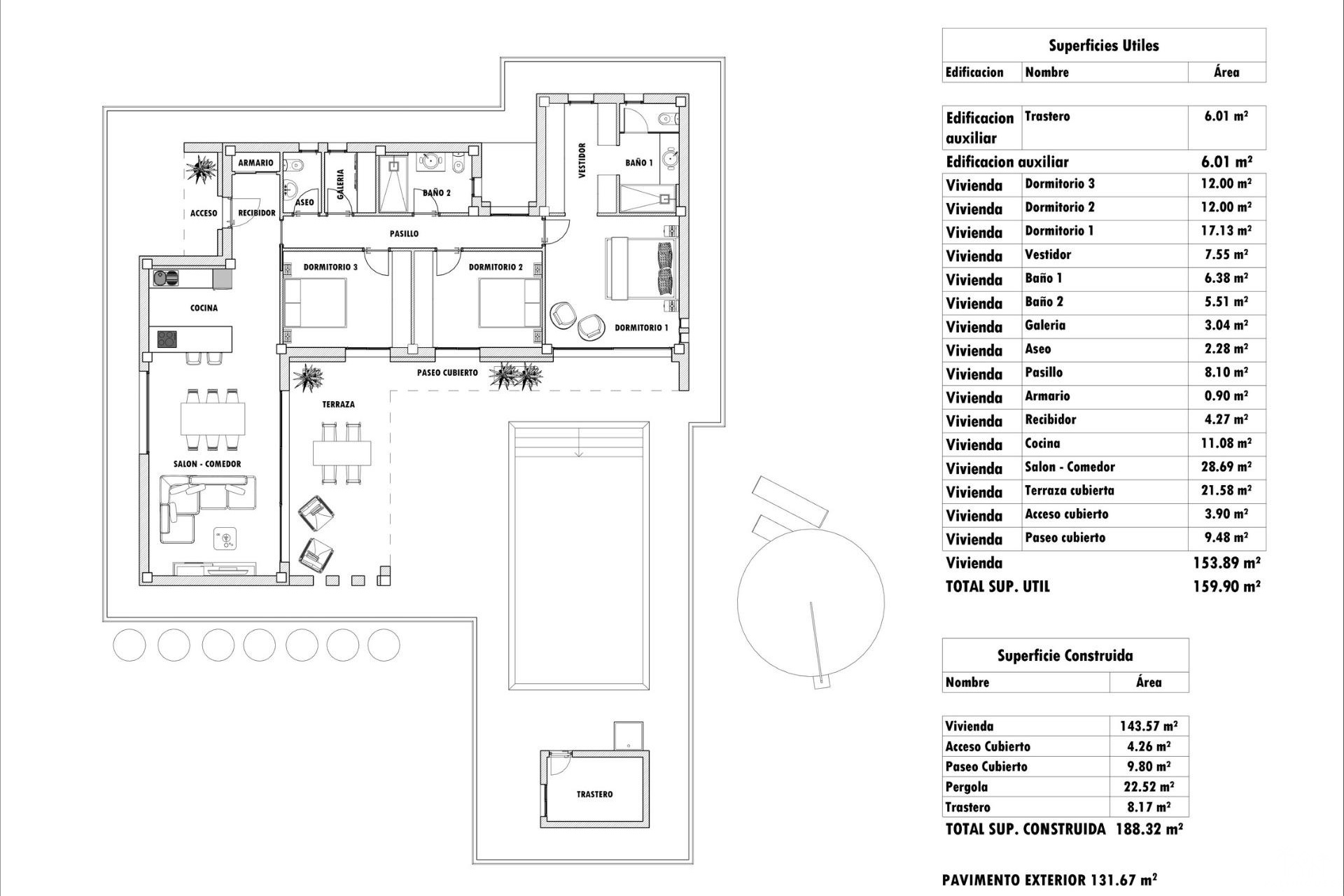 Nouvelle construction - Villa - Aspe - Poligono 19