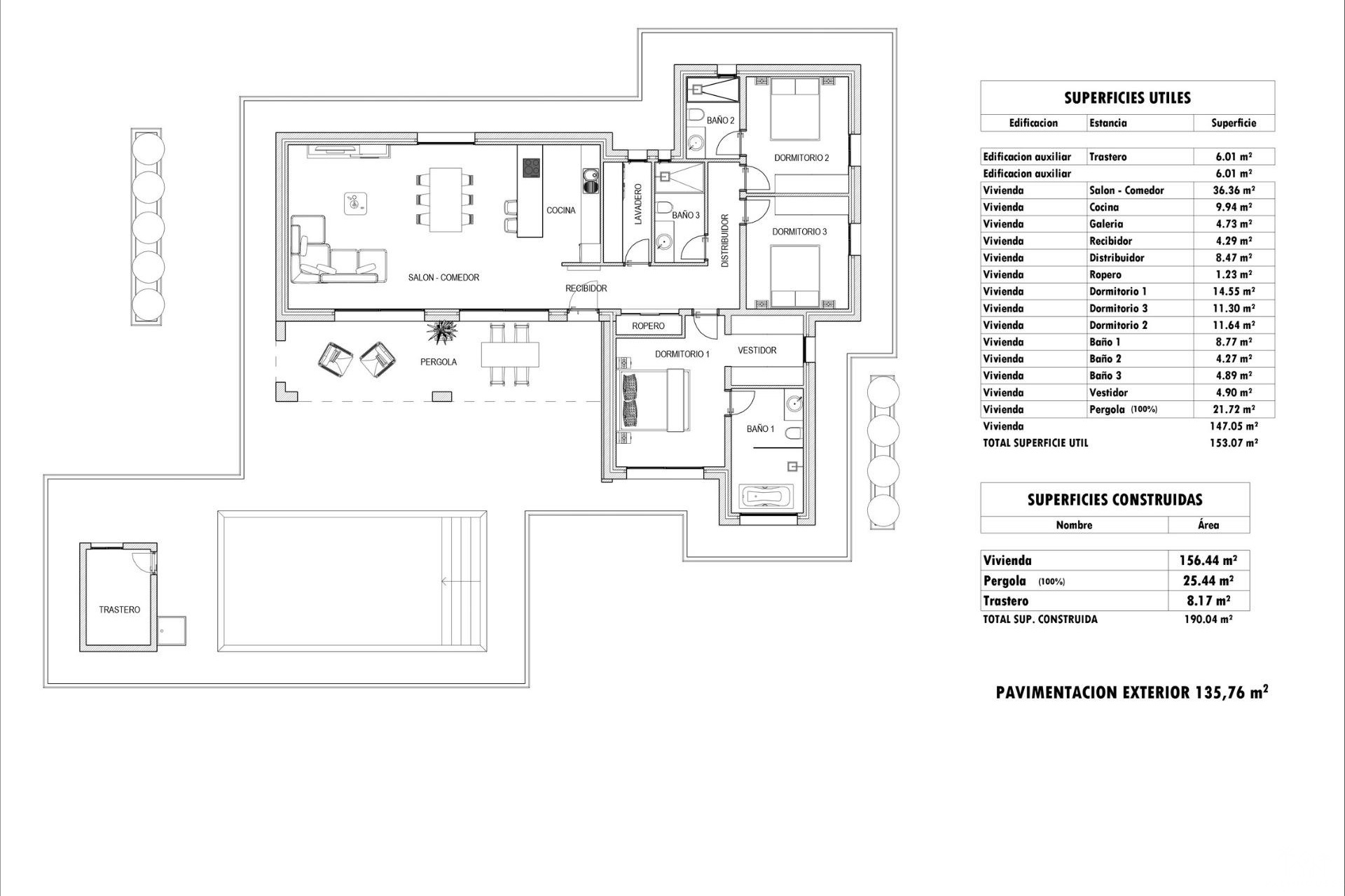 Nouvelle construction - Villa - Aspe - Poligono 19