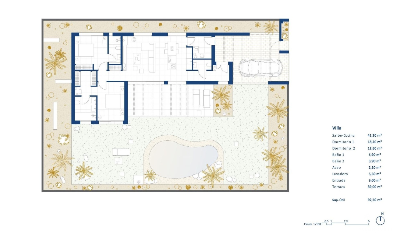 Nouvelle construction - Villa - Baños y Mendigo - Altaona Golf