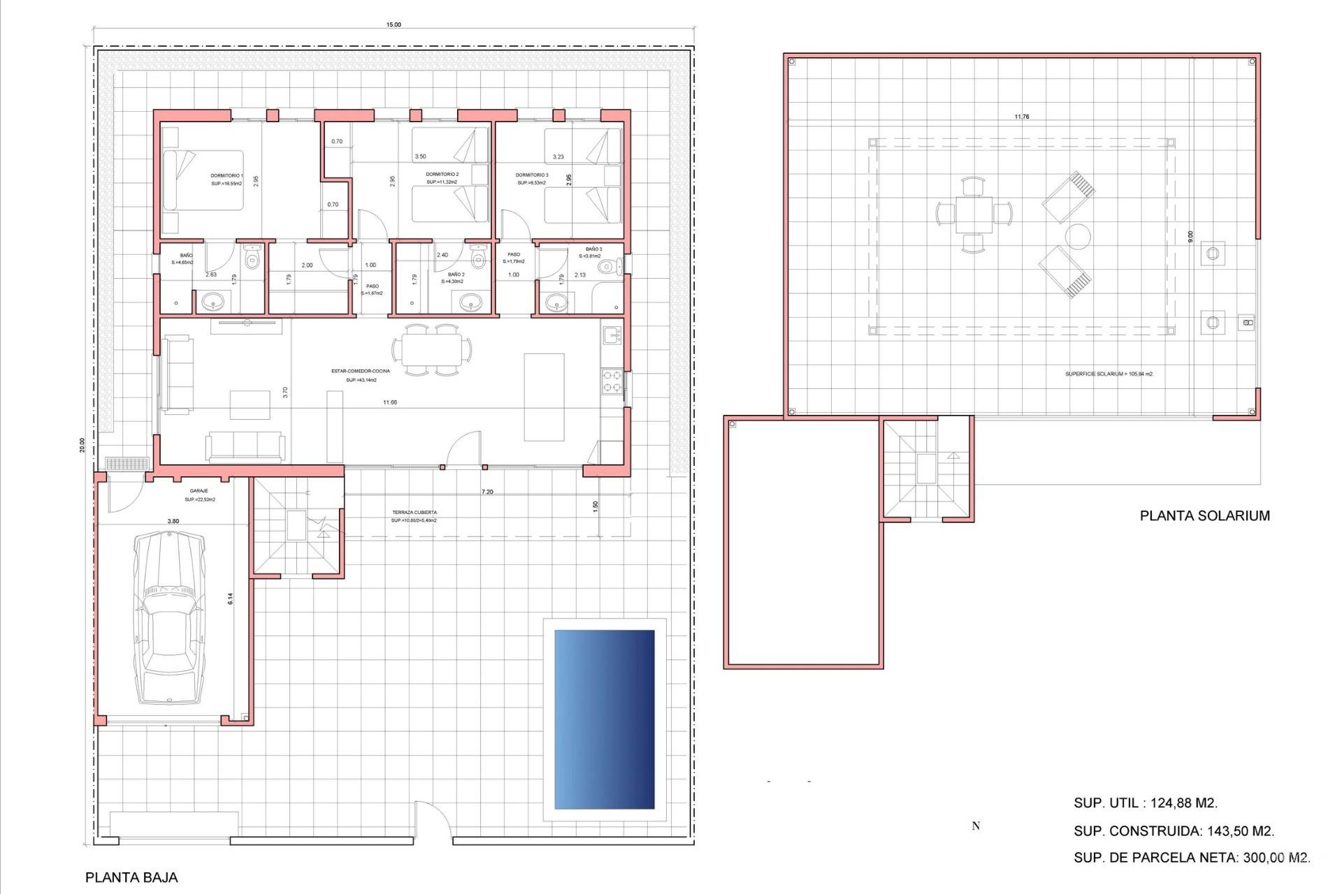 Nouvelle construction - Villa - Fuente Álamo - La Pinilla