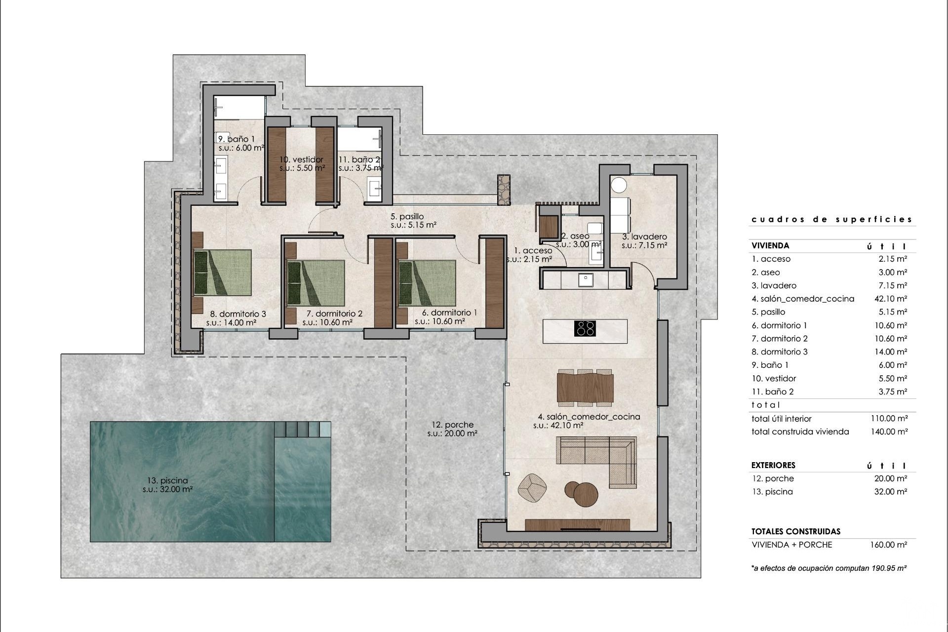 Nouvelle construction - Villa - Pinoso - Lel