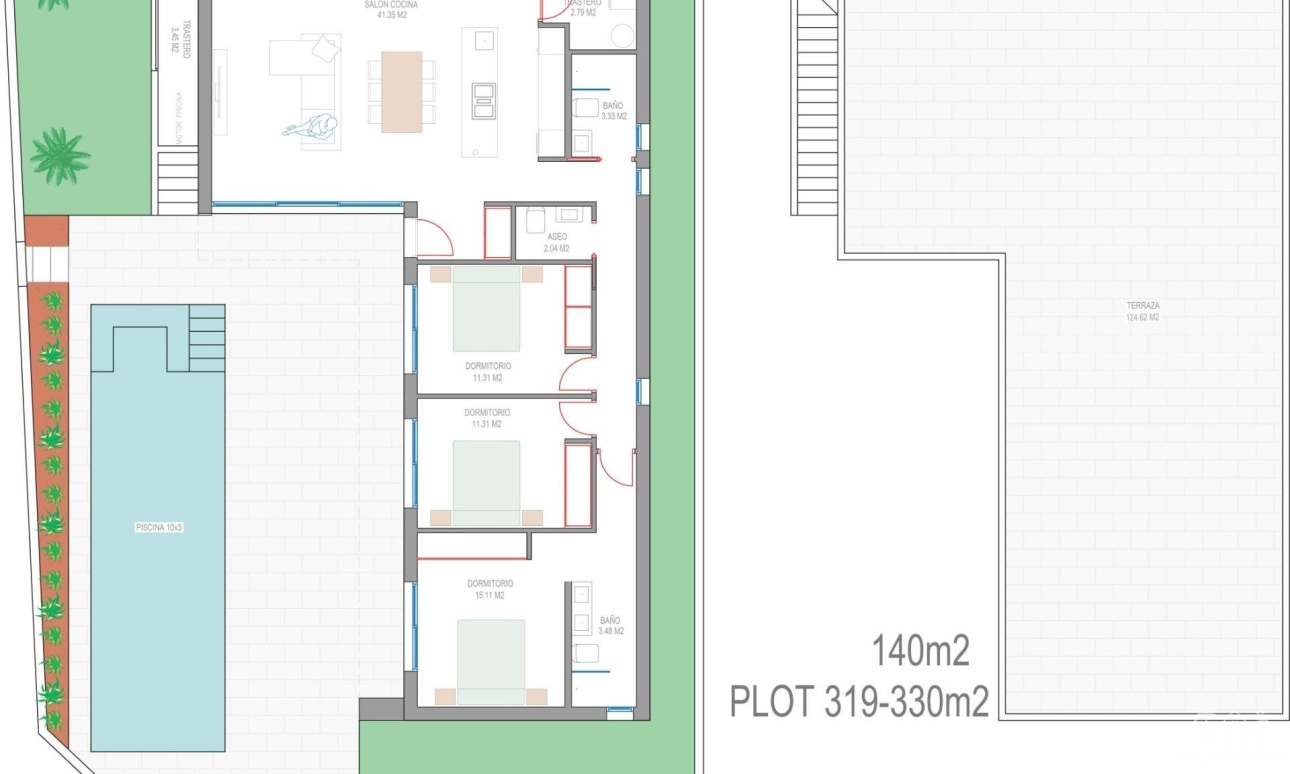 Nouvelle construction - Villa - San Javier - Parque del doce