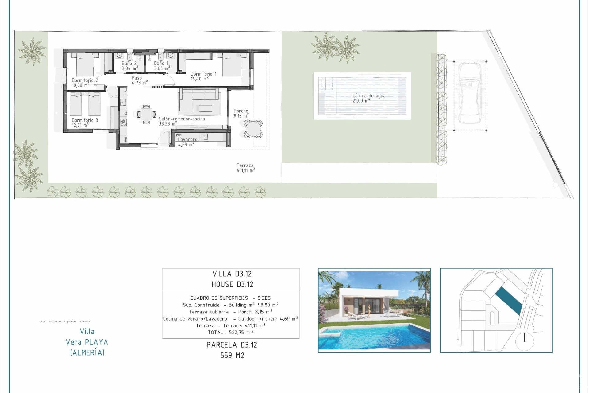 Nouvelle construction - Villa - Vera - Pueblo Salinas