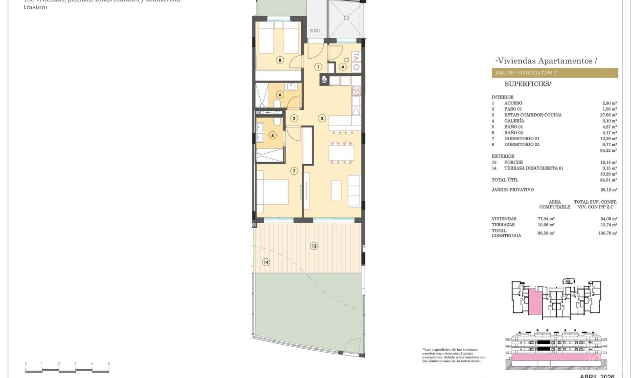 Nueva construcción  - Apartment - Finestrat - Campana Garden