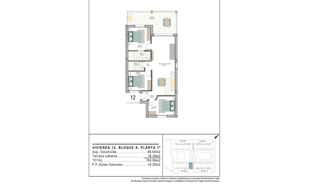 Nueva construcción  - Apartment - Torre Pacheco - San Cayetano