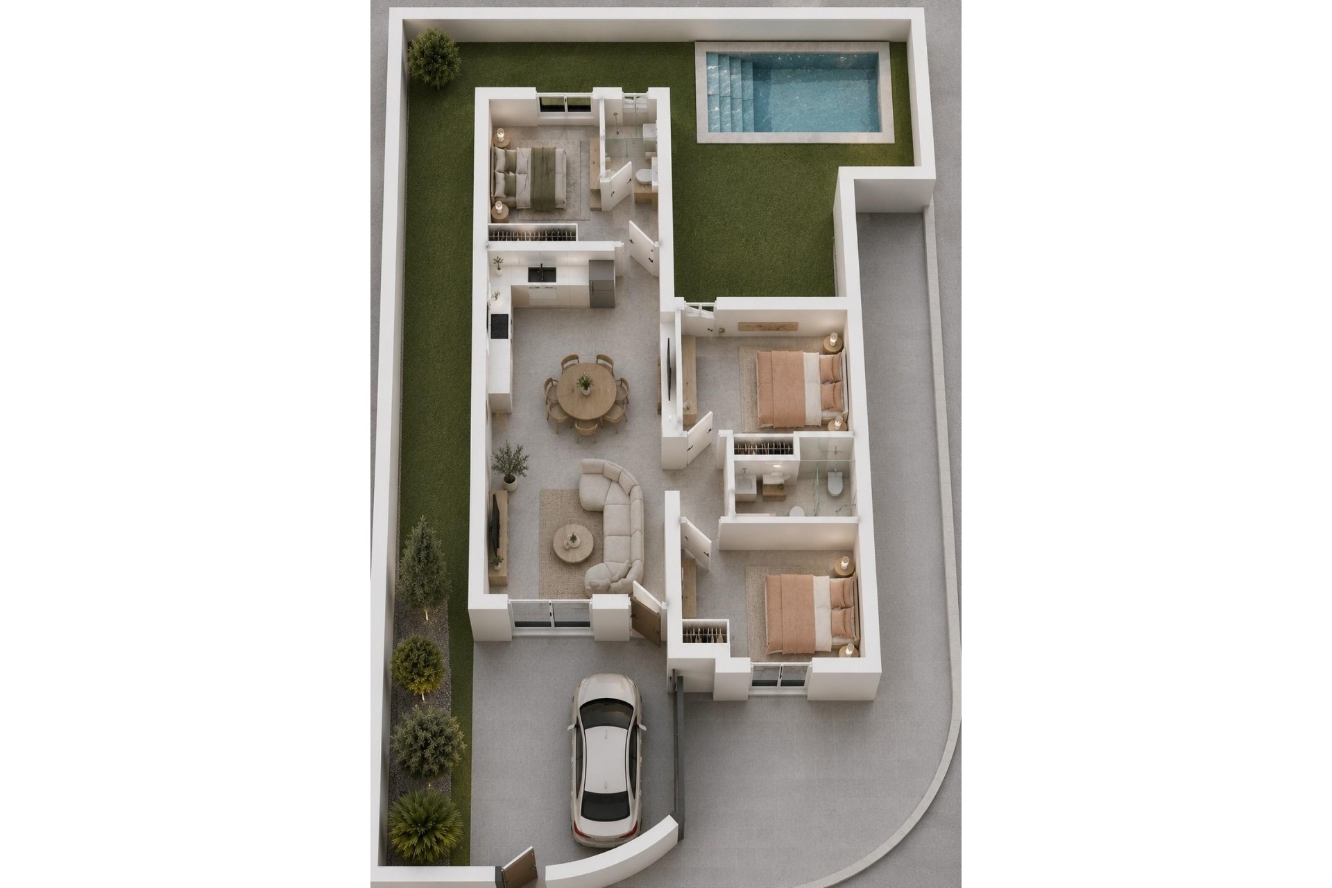 Nueva construcción  - Casa - Mazarron - Country Club