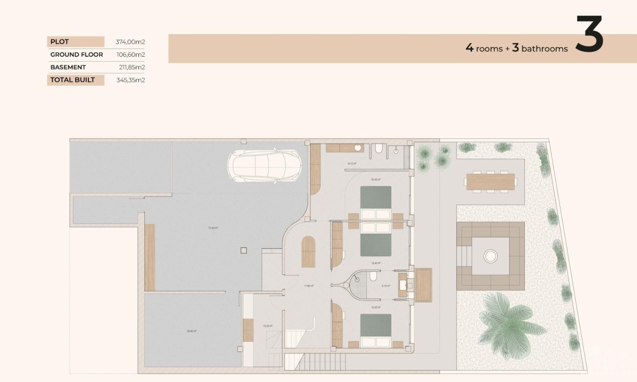 Nueva construcción  - Villa - Algorfa - La Finca Golf
