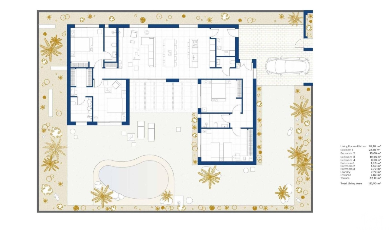 Nueva construcción  - Villa - Baños y Mendigo - Altaona Golf